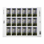 パラソルを持つ女性byクロード・モネ，ヴィンテージ・アート ラベル (フルシート)