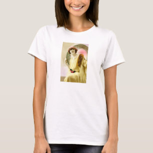 パラソルを持つ婦人 Tシャツ