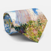 パラソルクロード・モネを持つ女性 ネクタイ (ロール)