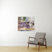 パラソルビクトリアン付きレディエレガント- Garden Art P タペストリー (インサイチュ(横))