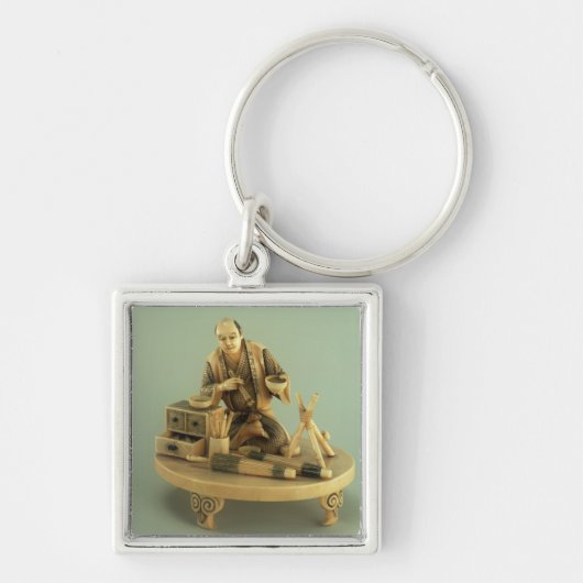 パラソルメーカー、Okinomoの江戸時代 キーホルダー (正面)