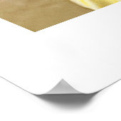 パラソル付きの女性 ポスター (角)