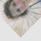 パラソル付きピンクのドレスを着た女性（ロバート・リード） 薄葉紙 (詳細)