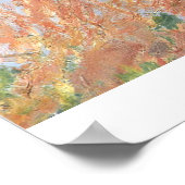 パラソル付き女性バイクロード・モネ ポスター (角)