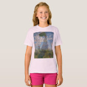 パラソル1875年を持つクロード・モネの女性 Tシャツ (正面フル)