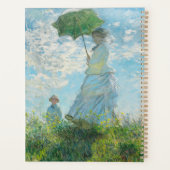 パラソル・クロード・モネを持つ女性 プランナー手帳 (裏面)