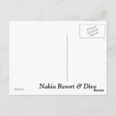 パラダイスからのブラー ポストカード (裏面)