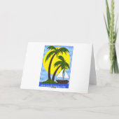 パラダイスからの挨拶 カード (裏面)