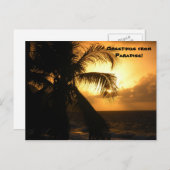 パラダイスからの挨拶 ポストカード (正面/裏面)