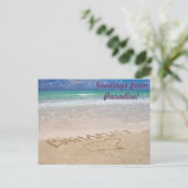 パラダイスからの挨拶 ポストカード (スタンド正面)