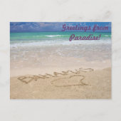 パラダイスからの挨拶 ポストカード (正面)