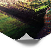 パラダイスかわいらしピーコックフォレストのグリーンゲイトオブザダイスピーコックフォレスト ポスター (角)