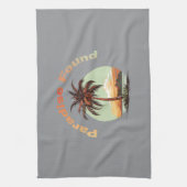 パラダイスが見つかった キッチンタオル (縦)