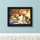 パラダイスが見つかった キャンバスプリント (インサイチュ (ウッドフロア))