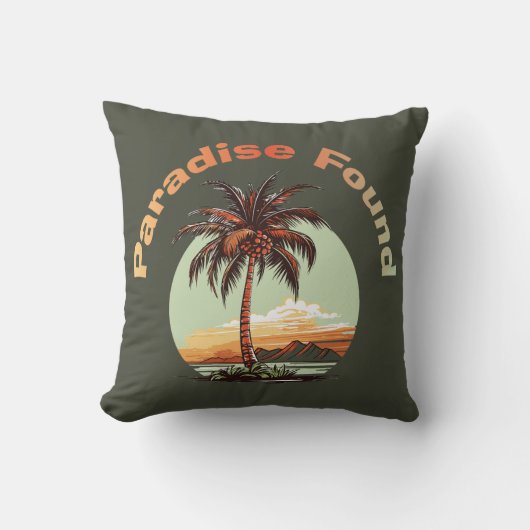 パラダイスが見つかった クッション (正面)