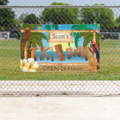 パラダイスでTikiバーをパーソナライズ 横断幕 (インサイチュ)