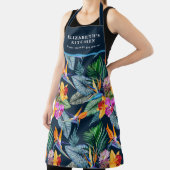 パラダイスとランの熱帯鳥 エプロン (インサイチュ)