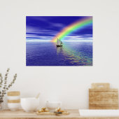 パラダイスに向かってセーリング ポスター (キッチン)