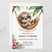 パラダイスのんびりスロー 招待状 (正面/裏面)