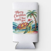 パラダイスのクリスマスカメ スリム缶クーラー (裏面)