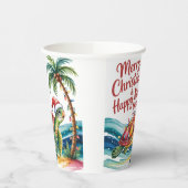 パラダイスのクリスマスカメ 紙コップ (左)