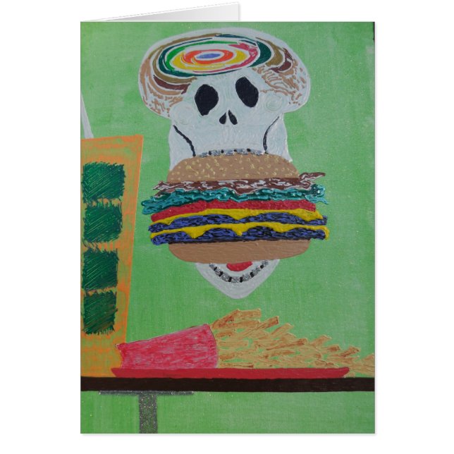 パラダイスのチーズバーガー (正面)