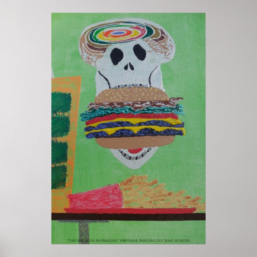 パラダイスのチーズバーガー ポスター (正面)