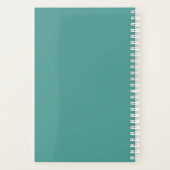 パラダイスのパーソナライズされた鳥 プランナー手帳 (裏面)