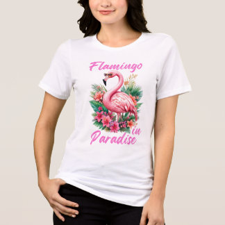 パラダイスのフラミンゴ トリブレンドシャツ トライブレンドＴシャツ