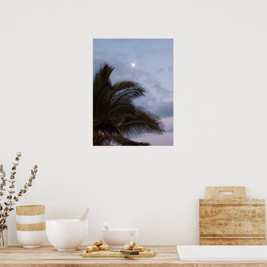 パラダイスのヤシの木 ポスター (キッチン)