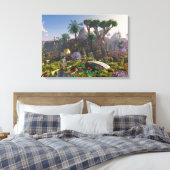 パラダイスの休日 – by Jurgen Ziewe キャンバスプリント (インサイチュ (寝室))