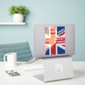 パラダイスの価格アウト – 泣き叫びワヒネHIフラグ シール (デスク上のノートパソコン)