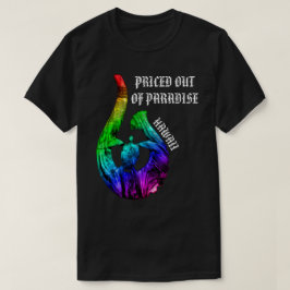 パラダイスの価格アウトHIホヌトライバルフックレインボー Tシャツ