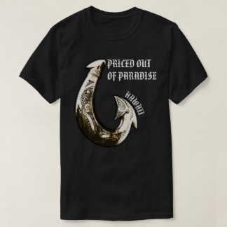 パラダイスの値切りハワイのトライバルフック Tシャツ