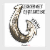 パラダイスの値段が手頃 – Hawaii Tribal Hook シール (シート)