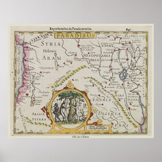 パラダイスの古代地図 ポスター (正面)