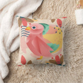 パラダイスの熱帯性鳴鳥 クッション (ブランケット)