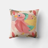 パラダイスの熱帯性鳴鳥 クッション (裏面)