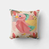 パラダイスの熱帯性鳴鳥 クッション (正面)