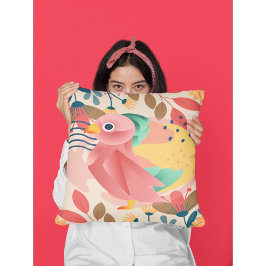 パラダイスの熱帯性鳴鳥 クッション