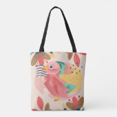 パラダイスの熱帯性鳴鳥 トートバッグ (裏面)