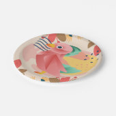 パラダイスの熱帯性鳴鳥 ペーパープレート (アングル)