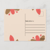 パラダイスの熱帯性鳴鳥 ポストカード (裏面)