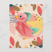 パラダイスの熱帯性鳴鳥 ポストカード (正面)