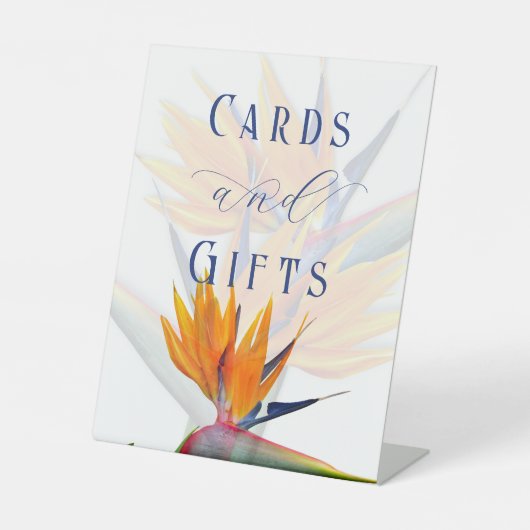 パラダイスの結婚テーブルのペダスタルのサイン 台座サイン (正面)