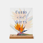 パラダイスの結婚テーブルの標識 アクリルサイン (正面)