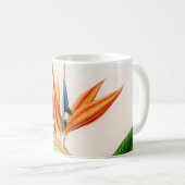 パラダイスの花鳥ヴィンテージ 図解入りの、写真付きの コーヒーマグカップ (正面右)