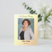 パラダイスの計画あなたの永遠の葬儀カード シーズンポストカード (スタンド正面)