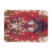 パラダイスの赤い鳥 マグネット (横)