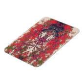 パラダイスの赤い鳥 マグネット (左側)